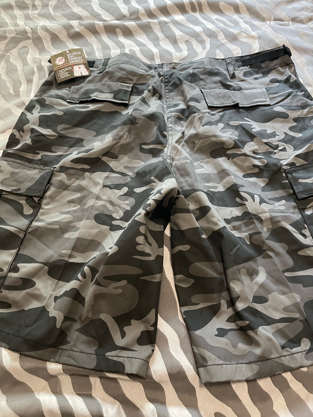 Rothco Grey Camo Cargo Shorts